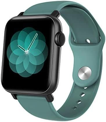 Blood Oxygen Saturation Monitoring Fitness Trackers, Heart Rate, Blood Pressure And Body Temperature Alarm Bracelet, Multifunctional Sports Smart Bracelet,Green