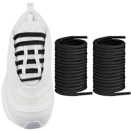 Endoto Cordones Redondos para Nike Air Max 97/95/720 Zapatillas, 4MM Repuesto Cordon Laces