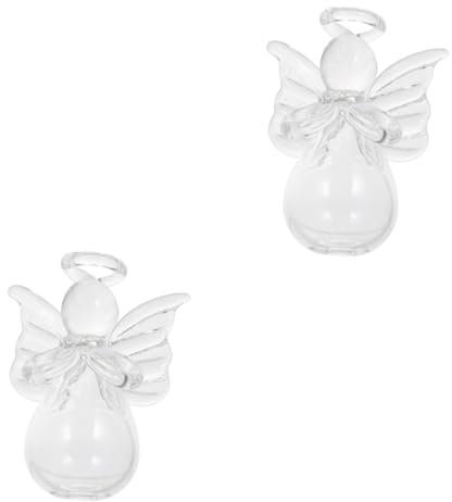 Cabilock 2stücke Mini Ornament Transparente Dekoration Für Auto Büro Zuhause Und Garten Für Besondere Anlässe Und Schöne Glasfigur Als Geschenkidee Für