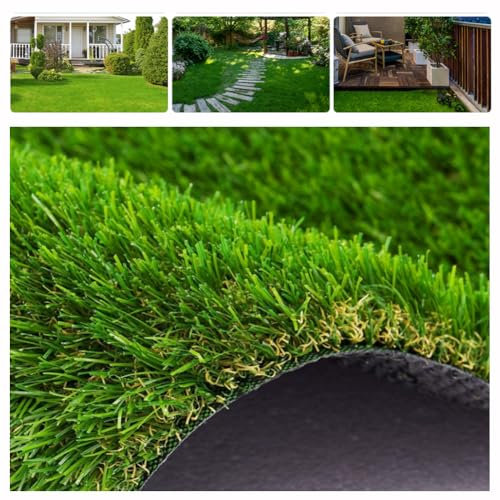 Césped Artificial Césped Falso Altura De Pelo 20mm Césped Artificial 3*5M Césped De Jardín Alfombra Barato Natural Y Realista Aspecto Astro Jardín Césped 4 X 5m De Césped Alta Densidad Césp(Size:1X5M)