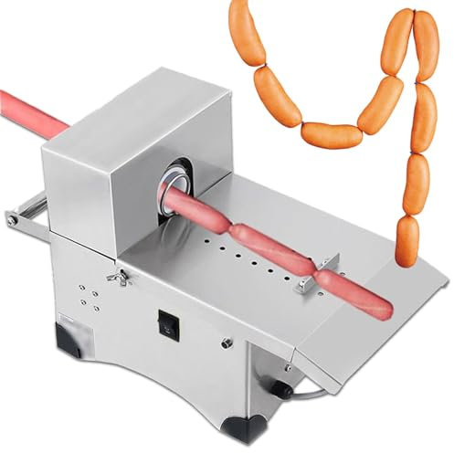 Eastnmythet Macchina per Annodare Salsicce 0-42mm, legatrice Automatica per Salsicce, legatrice Commerciale per Salsicce con Interruttore a Pedale,110V