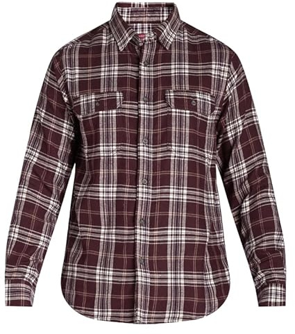 Vasego Men’s Flannel Shirt, Long Sleeve Regular Fit Cotton Lumberjack Shirt with Button-Down Pockets – Classic, Soft, and Comfortable Plaid Shirt for Everyday Wear