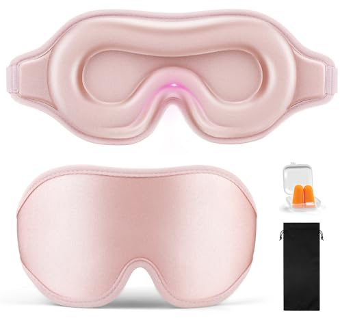 NEUTYPECHIC Masque de Nuit 3D pour Hommes et Femmes, Masque de Sommeil Ergonomique Conviviale pour Mouvements des Cils, Yeux, Bloque la Lumière pour Dormir, les Siestes, la Méditation, les Voyages