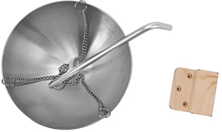 Tasse à huile d'aromathérapie avec bras oscillant en acier inoxydable pour sauna traditionnel ou sauna infrarouge (grande taille)