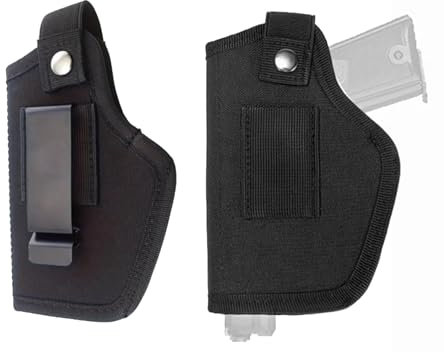 2 Stück Pistolenholster,Holster Pistole,Waffenholster,Holster für P8 Kompatibel,Revolver Holster,Holster,Bein Holster Pistole,für Klein- und GroßPistolen für Rechts- und Linkshänder