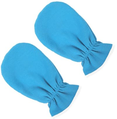 BAZEITFLOW 1 Exfoliants Huile Essentielle pour Soins Peau de Spa Hydratants et Masque pour Mains Bleu