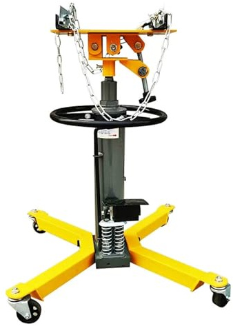 NKURTPC rangierwagenheber Getriebeheber Getriebe-Wartungswerkzeug für Kraftfahrzeuge, 0,5 Tonnen Getriebeheber, Fahrzeugmotor für Getriebeheber(Yellow)