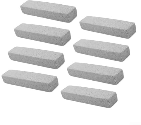 Zilimontt 8er-Pack natürliche Bimsstein-Reinigungsbürsten für Grill, Küche, Spüle, Dusche und Pool – Fleckenentfernungswerkzeug für Kochen im Freien und Hausreinigung