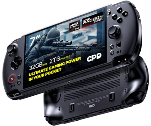 GPD Win 5 PC de Jeu Portable| AMD Ryzen AI Max+ Ryzen 395 | 32GB LPDDR5X RAM, 2TB SSD | Carte Graphique Radeon 8060S | PC Portable pour Les Jeux AAA et l'émulation