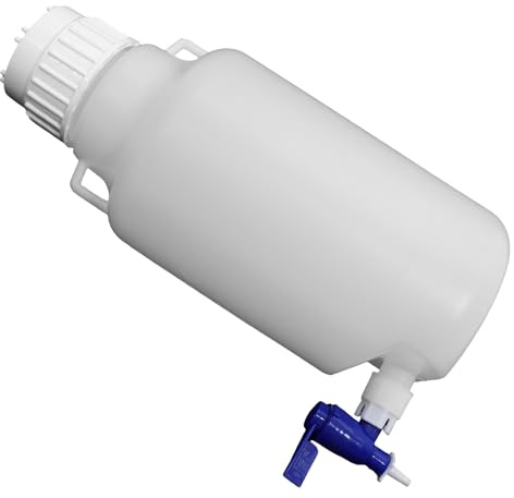 Baluue Break-Resistant Water Dispenser Well Polished Surface Large Capacity with Spigot Pe Material White Water Container Suitable for School Use