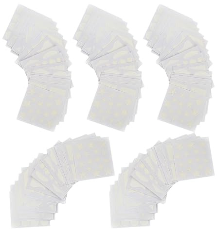 SMASOLO 120 Fogli Adesivi Autoadesivi French Manicure per Unghie Multi Stile Stickers Decorativi Facili da Usare per Nail Art Rapida e Design Elegante per Eventi e Celebrazioni