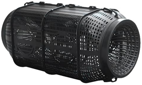 Trampa para Peces Red de Trampa de Pesca Plegable de 20 Pulgadas con Entrada unidireccional y diseño de Fregadero automático para cangrejos pececillos anguilas bagres