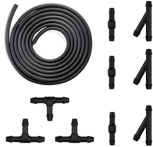 WENINETIES Tuyau Lave Glace pour Ford Kuga 2013-2025, Kit Remplacement Tube Eau avec Connecteurs I Y T Accessoires Essuie Glace Automobile Pièces,3M