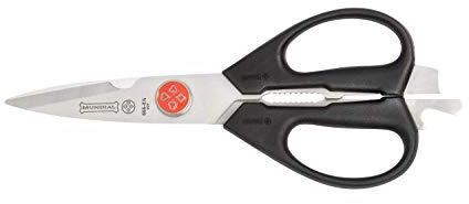 Mundial BP666 Red Dot 8.5 in Take-Apart Kitchen & Utility Shears – High Carbon Stainless Steel Blades, Ergonomic Handles, Detachable for Easy Cleaning, NSF Certified