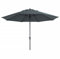 Madison Sonnenschirm Timor Luxe 400 cm Grau PAC8P014