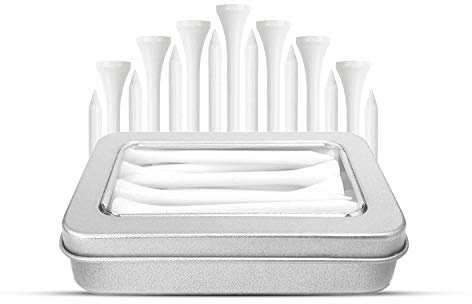 ge24 Tin of Tees Box mit Golf Tees - individuell Bedruckt - Golf Geschenk
