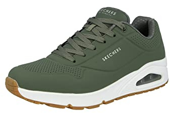 Skechers Homme Uno Stand on Air Baskets, Verde, 41 EU