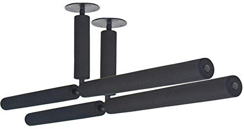 Double-SUP 4boarder® Decken-Halterung Halter Boardhalterung Boardhalter | für 2 | Stand-up Paddleboard | S.U.P. | Surfboard | Longboard | Wellenreiter | Kajak | schwarz Kajak