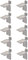 cyclingcolors 10x reggipiano cremagliera perni supporto mensole staffe acciaio tasselli scaffale