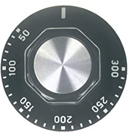 easyPART Kompatibel/Ersatz für EGO 00.00524.807 Knebel Drehknopf Wahlschalter Backofenwahlschalter Backofenschalter für Thermostat 50-300° 00.00524.010 0000524807 universell Backofen Herd Ofen