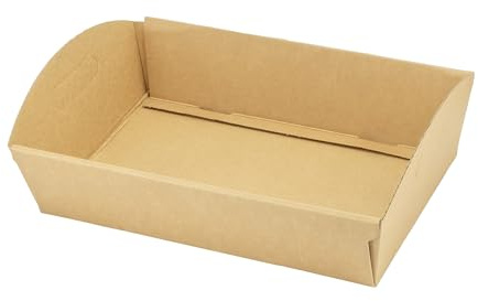 IMBALLAGGI 2000-10 Cesti Natalizi Vuoti con Manici 40x30x14,5cm, Cestini Scatole Cartone Mono Onda Liscio Avana Ideali come Cesto Natalizio Gastronomico, Ceste Alimentari Portaoggetti e Pacchi Regalo