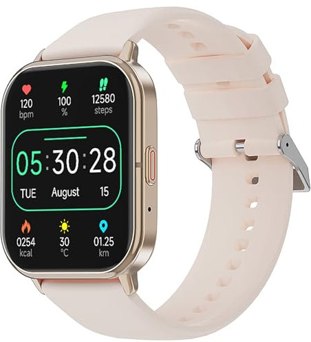 findtime Orologio fitness da donna, contapassi, orologio da uomo, smartwatch con misurazione della pressione sanguigna, orologio da corsa, orologio sportivo per attività all'aperto, con funzione