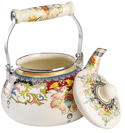 COLLBATH Bouilloire Sifflante De Maison Théière De Cuisine à Surface Lisse Remplissage Direct Eau Compatible Induction