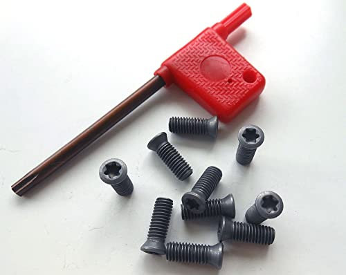 NUZBCPETR Schrauben, Torxschrauben for Hartmetalleinsätze Drehwerkzeug(M1.6 x 4mm)