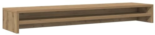 vidaXL Monitorständer Artisan Oak 100x24x13 cm Holzwerkstoff