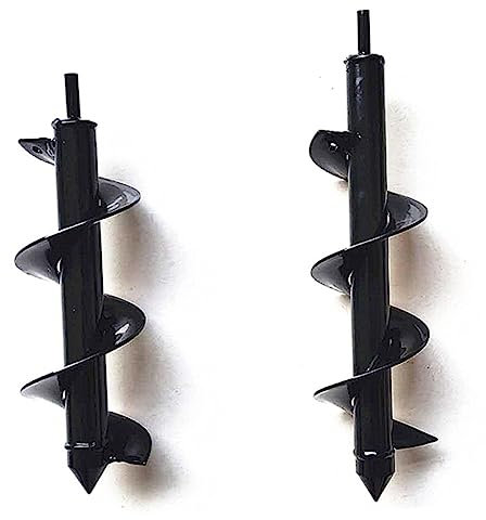 ARTIBETTER coclea per piante seminatrice rapida punta da trapano a spirale trapano vegetale trivella da giardinaggio Black