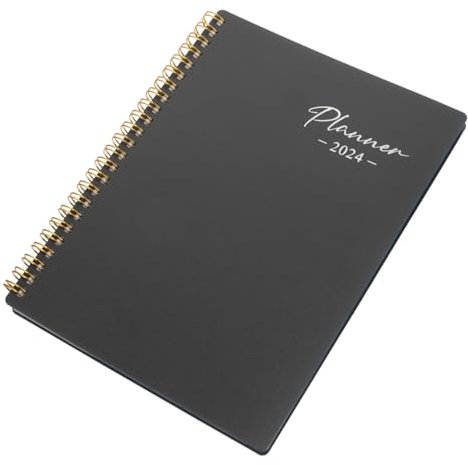 HAPINARY Spiralnotizbuch Aus Papier Und Metall Tragbarer Planer Für Schüler Und Jugendliche Organizer Für Büro Und Schule Akademischer Planer Für Pläne Und Termine