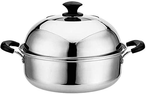 28cm Stainless Steel Stockpot with Lid Nonstick All Purpose Cooking Pot for Home Kitchen & Restaurant Use Durable Easy to Clean Versatile Cookware