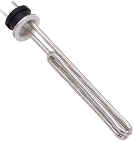 Water Heating Element 1.5 Tri-clamp Water Heater Electric Immersion Element With L6/30P Twist Lock Plug(Heater only,120V_1650W)