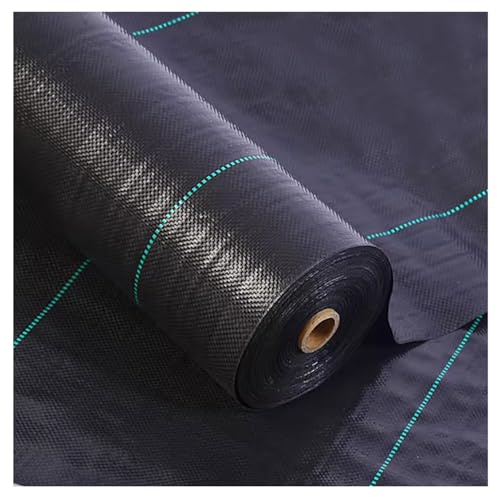 DIWAL Malla Antihierbas Tela Antimaleza Geotextil UV Resistente Cubresuelo Membrana Anti Hierbas para Jardín, Caminos, Terraza, Entradas, Macizos de Flores(1m x 200m)