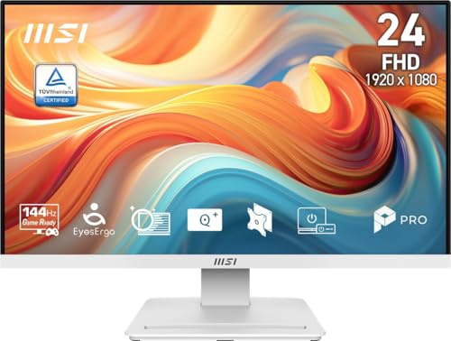 60,5 Cm (23.8) 1920 X 1080 Pixel Msi 9s6-3pe1cH-027 16:9 Full Hd Va 4 Ms 144 Hz Hdr Displayport Hdmi Vesa (9s6-3pe1cH-027)