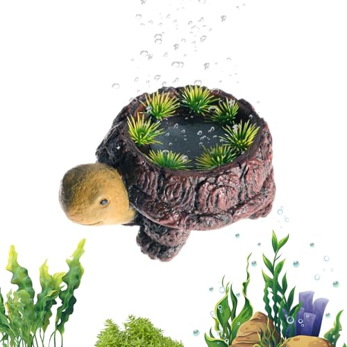 Piedra de Aire para Acuario, difusores Resistentes, 1 Paquete de aireadores de Reptiles para Tanques acuáticos, porosas con Salida silenciosa, estatuas oxigenantes para estanques, e