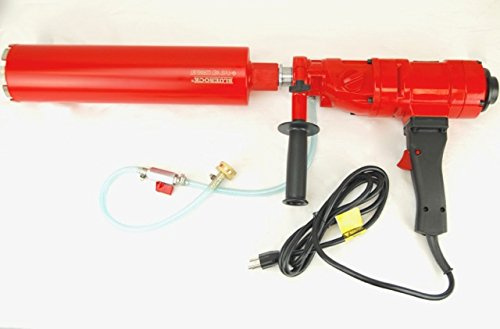 BLUEROCK 4Z1 CORE DRILL + 2 BITS PACKAGE DEAL 2-Speed Portable Handheld Coring Drilling Kit