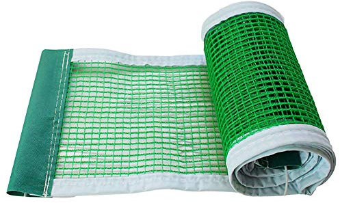 YUOKI99 Tischtennis Netz Universal Schule Sport Vorräte Fitness Zubehör Sy Installation Indoor Outdoor Professionell Tragbar Faltbar Ersatzteile Polyester Stark Netz Einziehbar (Schwarz)