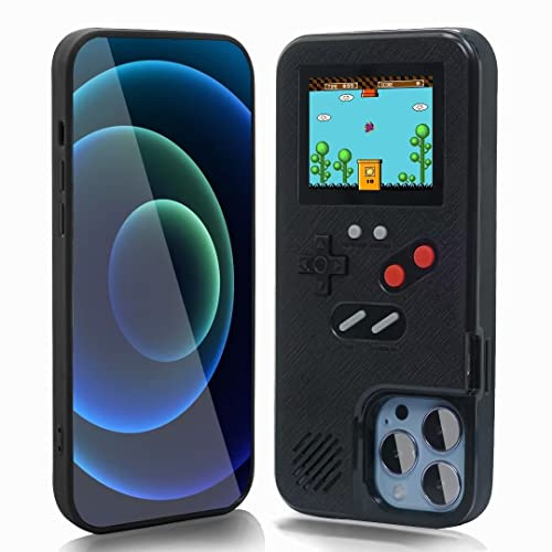 WeLohas Gameboy-Hülle für iPhone X/Xs, Retro 168 Klassische Handheld-Spiele, Farb-Video-Display-Spielehülle für iPhone, Kratzfeste, stoßfeste Handyhülle für iPhone