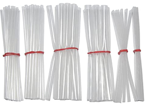 Krympslang set med 100 stycken – kabelslang, isolering, transparent, transparent