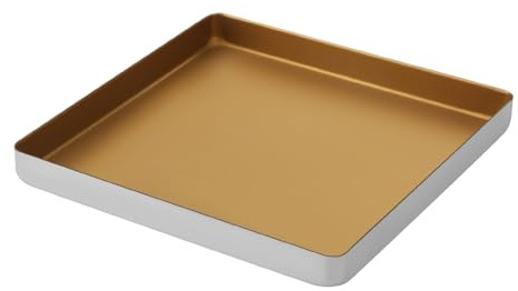 FORBAKE Non-Stick 11 Square Baking Sheet - Golden Aluminum Alloy Oven Pan for Perfect Cookies & More - Warp Resistant & Easy to Clean - 11 x 11 x 1 Inch