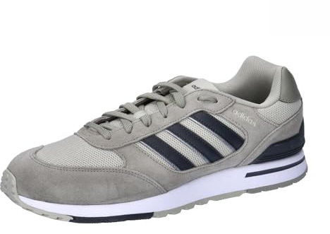 adidas Herren Sneaker Run 80s Silver Pebble/Carbon/Putty Grey 43 1/3