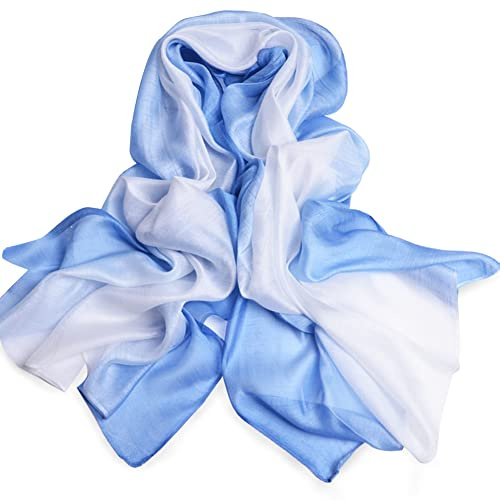 SNUG STAR Baumwolle Seidenschal Elegante Weiche Wraps Farbton Schals für Frauen