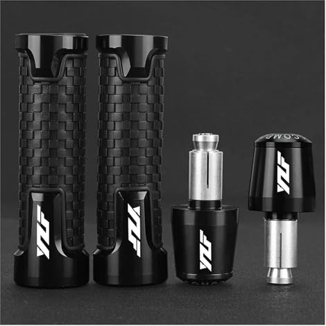 WESTCH Motorrad Griff Für Yamaha YZF R1 YZF R6 YZFR6 YZF R125 YZFR15 R25 YZF R3 YZF R25 Motorrad Lenker Griffe Griff Grip Enden Stecker Slider Kappen Motorrad-Lenkergriffe(2)
