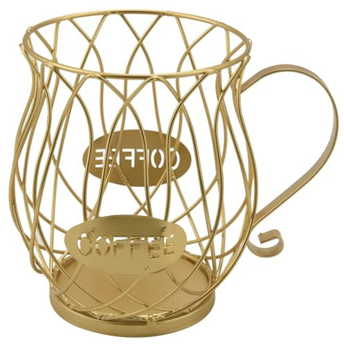 Pvczool Coffee Capsule Pod Storage Basket,Countertop Kitchen Storage Holder for,-Gusto
