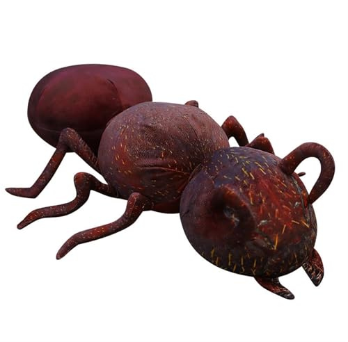 TOPLITHE Simulation Ameise Plüschtier, Lebensechte Ameise Stofftier Weiches Plüsch Umarmungskissen Parodie Geschenk for Kinder Erwachsene Freund Halloween(45CM/17IN)