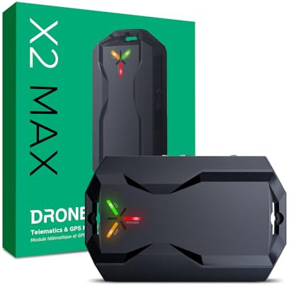 DroneMobile X2-MAX with LTE + Advanced GPS + Backup Battery Add-On Module Location Tracker: Vehicle LTE GPS Tracker with Smartphone Control & Vehicle Health Monitoring (Subscription Required)