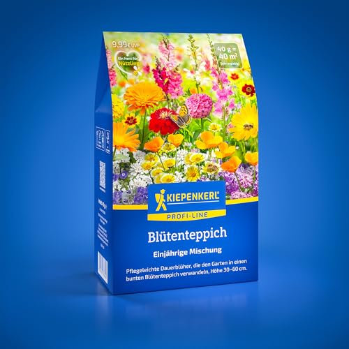 Kiepenkerl Profi-Line Blumensamen-Mischung Blütenteppich 1078360 - Pflegeleichte Blumenmischung für langanhaltende Blütenpracht - Wildblumensamen, Blumenwiese