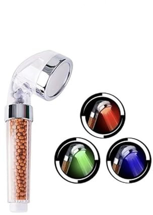 RainLight Cabezal de ducha LED: experimenta una ducha similar al spa con colores vibrantes, ajustes ajustables y diseño ecológico para una máxima relajación