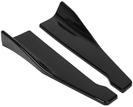 Auto Seitenschweller Für Megane 3 Für M340i Für Golf Für Mk4 Universal Auto Seite Rock Bumper Spoiler Splitter Schutz Auto Seitenschürze(Glossy Black)